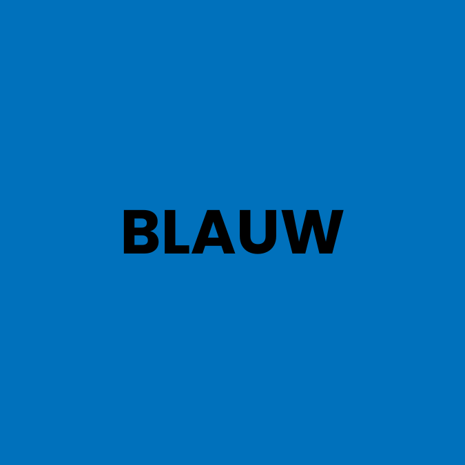 blauw