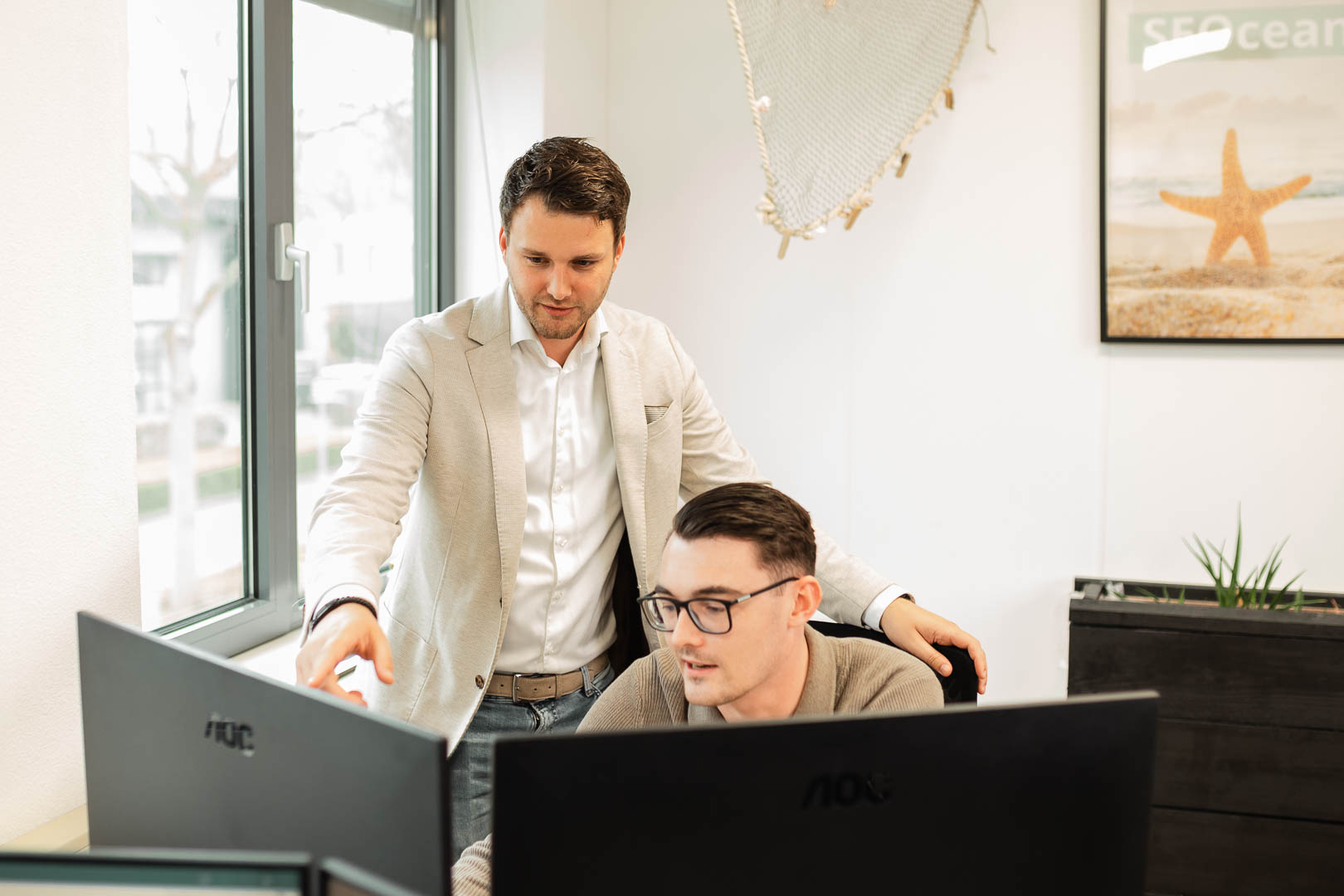 jasper en jens in overleg over marketingmix
