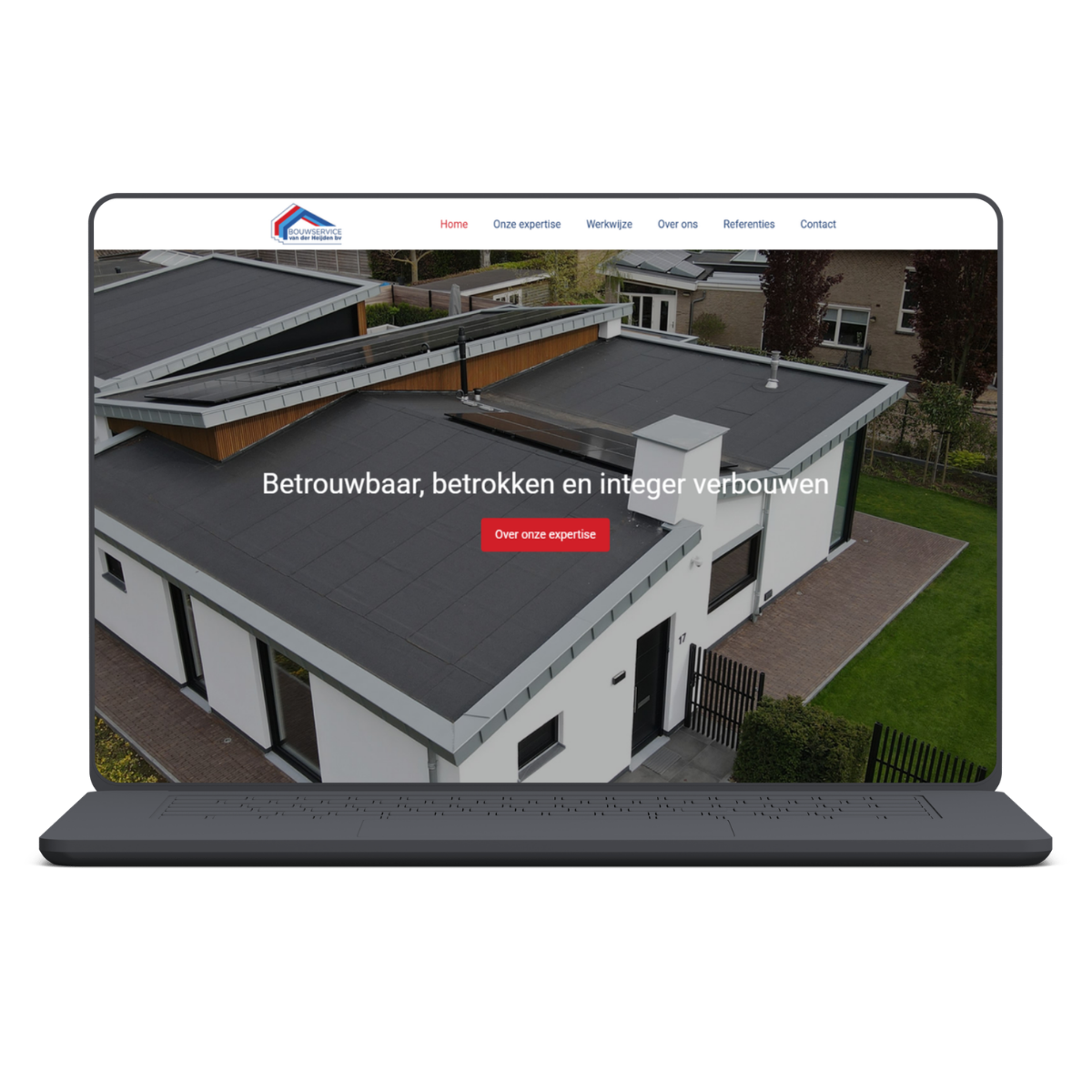 Website Bouwservice van der Heijden