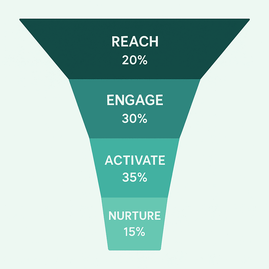 REAN Model Funnel Diagram