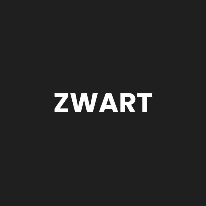 zwart